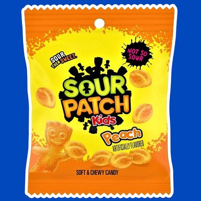 sour patch kids - peach